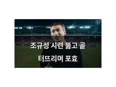 조규성 시련 뚫고 골 터뜨리며 포효