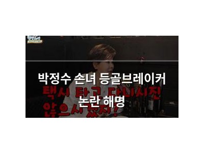 박정수 손녀 등골브레이커 논란 해명