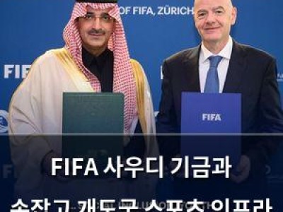 FIFA 사우디 기금과 손잡고 개도국 스포츠 인프라 구축