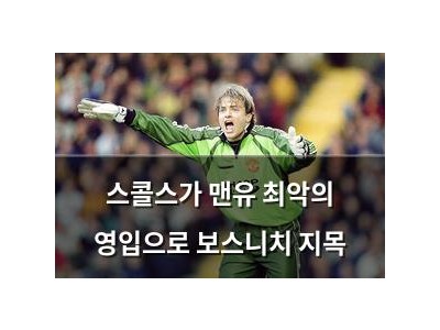 스콜스가 맨유 최악의 영입으로 보스니치 지목