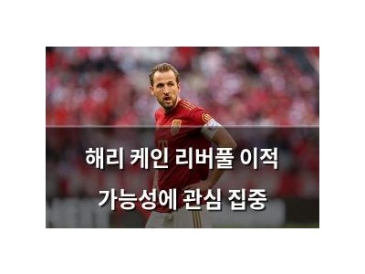 해리 케인 리버풀 이적 가능성에 관심 집중